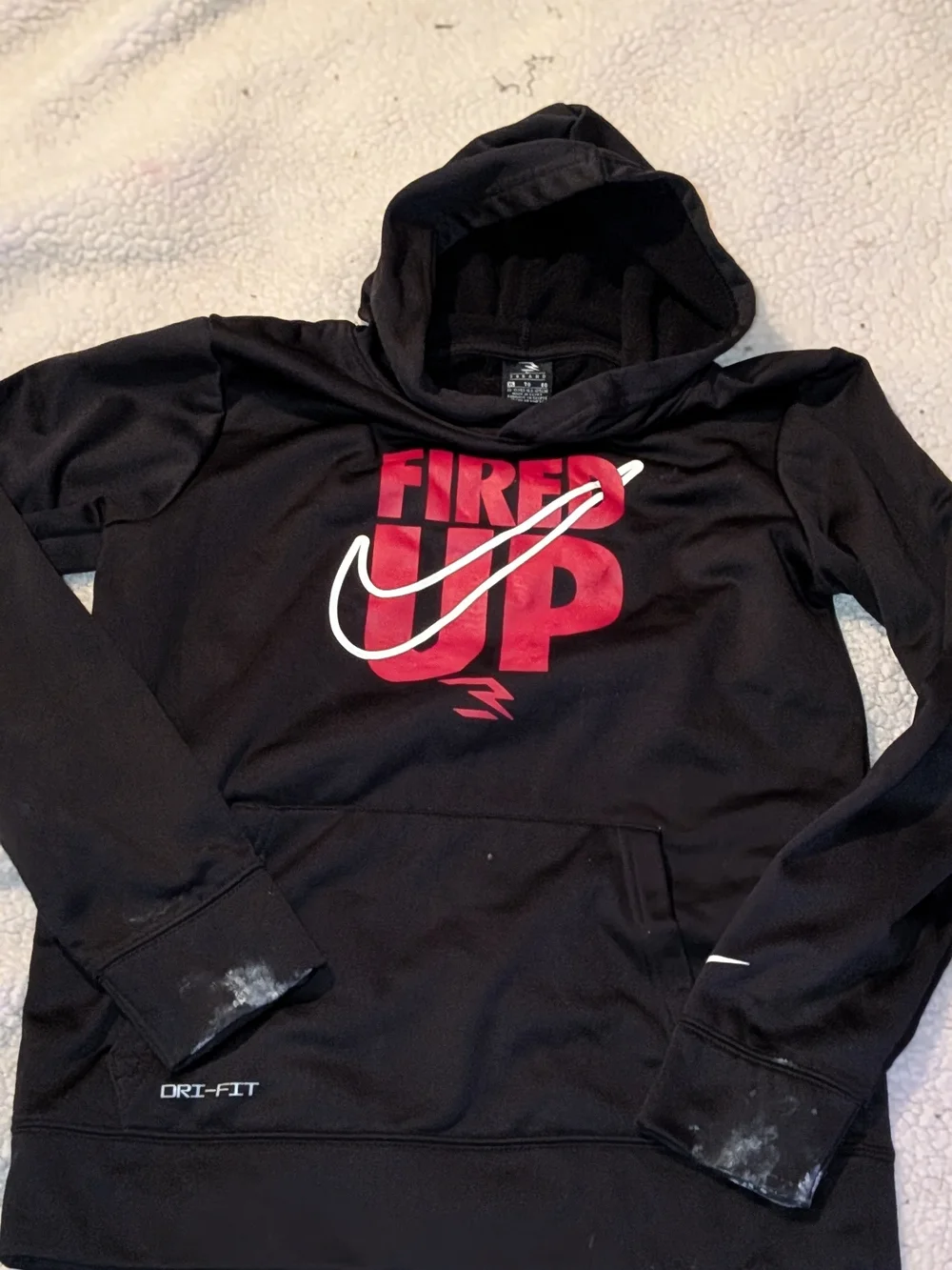 Nike Black Hoodie with Red